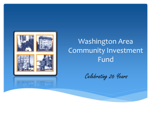 Washington Area Community Investment Fund