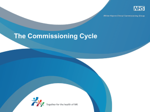 The Commissioning Cycle