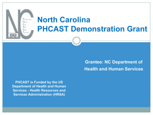 PowerPoint - North Carolina Foundation for Advanced Health