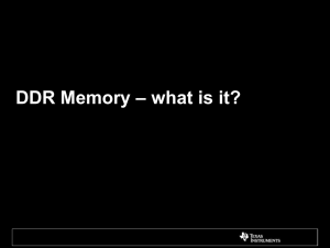 DDR Memory Power