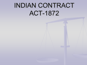 INDIAN CONTRACT ACT-1872