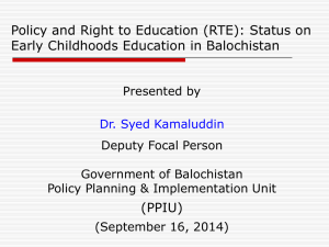 RTE - Regional Conference on Right to Education & Early