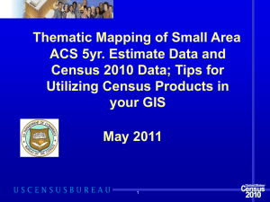 Creating Thematic Maps with 2010 Census Data