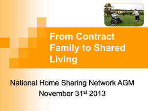 - National Home-sharing & Short