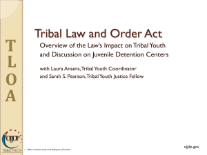 TLOA - Tribal Juvenile Detention and Reentry Green