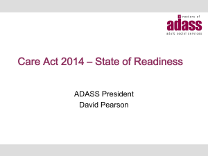 Regional Perspectives on the Care Act 2014