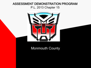 Monmouth County PowerPoint presentation