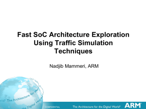 Fast SoC Architecture Exploration Using Traffic Simulation Techniques