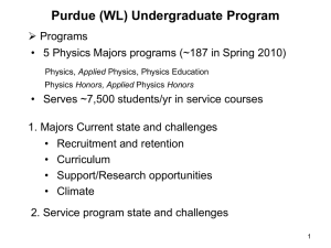 Purdue University Department of Physics