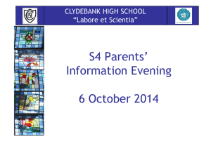 here - Clydebank High School