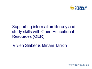 Open Educational Resources by Vivien Sieber & Miriam