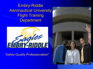 Flight Department Organization - NTAS - Embry