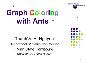 An Ant System Algorithm for Bandwidth Coloring Graph