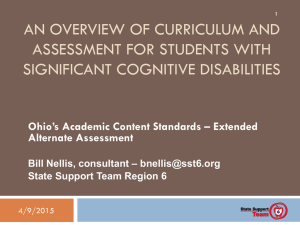 Intro to Extended Standards and the New Assessment