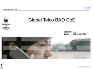 IBM Presentations: Global Telco BAO Template
