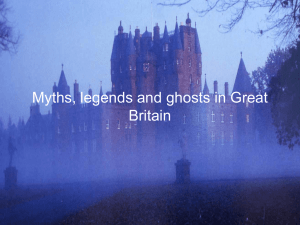 Myths, legends and ghosts in Great Britain