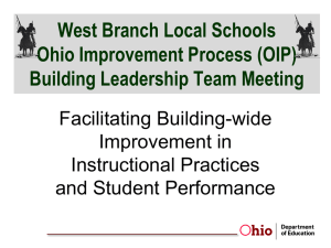 (OIP) Building Leadership Team Meeting