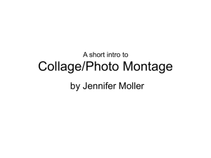 History of Collage and Montage