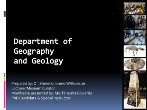 Geography and Geology