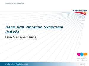 Hand Arm Vibration Syndrome (HAVS) - Safety Central