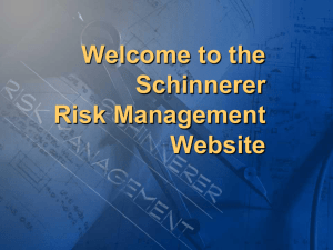 Risk Management Website Navigation Aid