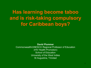 Is learning becoming taboo for Caribbean boys?