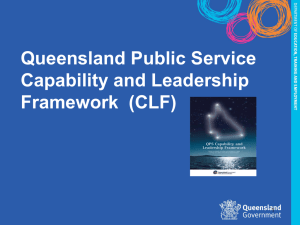 (CLF) for - Education Queensland