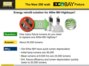 Energy retrofit solution for 400w MH Highbays!!