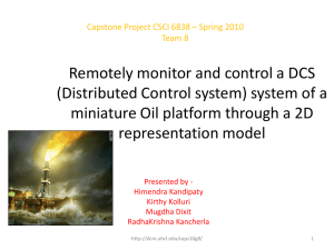 Remotely monitor and control a DCS (Distributed Control system