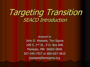 Targeting Transition for SEACO