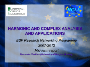 new trends in complex and harmonic analysis