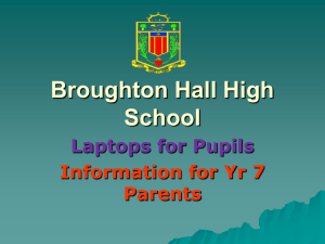 School Name - Broughton Hall High School