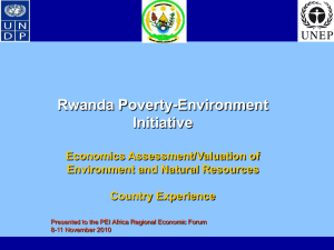 Government of [Rwanda] - UNDP-UNEP Poverty