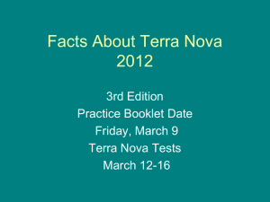 Facts About The Terra Nova - Menwith Hill Elementary/High School