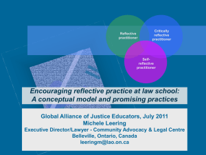 Reflective Practice - Global Alliance for Justice Education