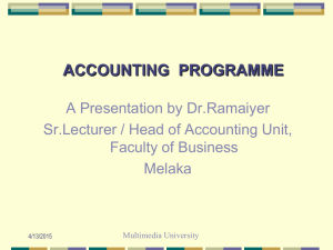 Accounting - Faculty of Business