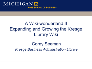 Kresge Business Administration Library
