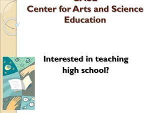 Interest in Teaching