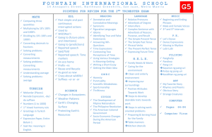 Grade5 - Fountain International School