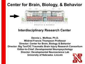 Center for Brain, Biology and Behavior