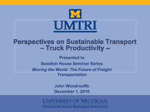 UMTRI - Sustainable Transport