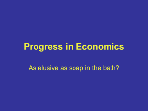 Progress in Economics