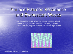 Surface Plasmon Resonance and Evanescent Waves copy