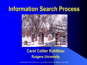 Information Search Process (ISP)