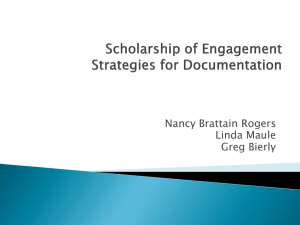 ISU Scholarship of Engagement PPT