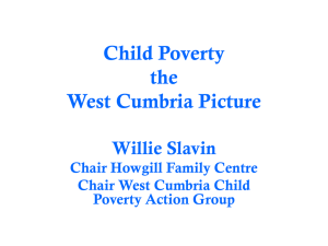 Child Poverty the West Cumbria Picture