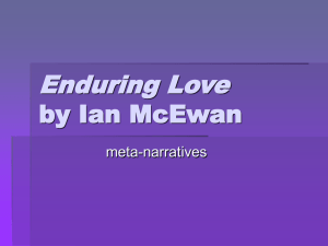 Meta-narratives in Enduring Love