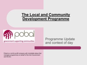 LCDP Goal 2 Support Event_Pobal Opening Presentation