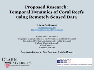 Research Proposal: Temporal Dynamics of Coral
