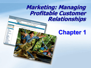 Marketing: Managing Profitable Customer